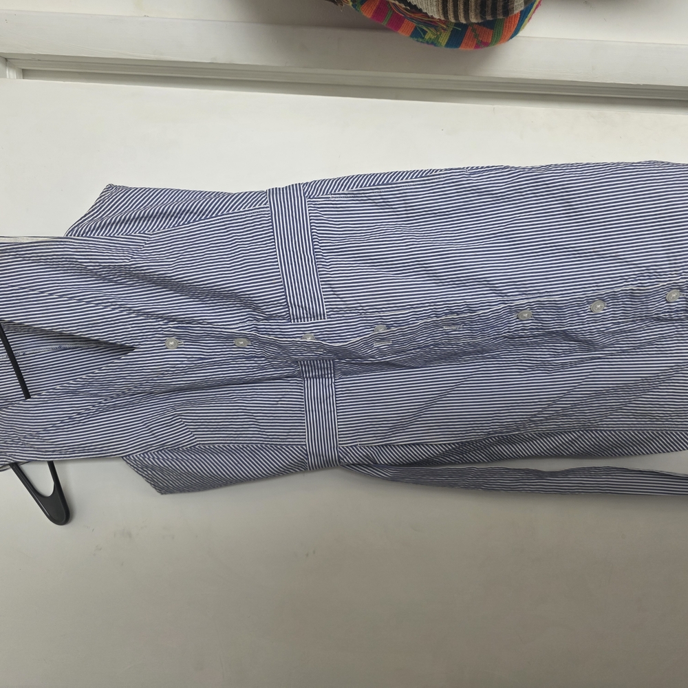 RACHEL Rachel Roy Blue Halter Shirt Dress
